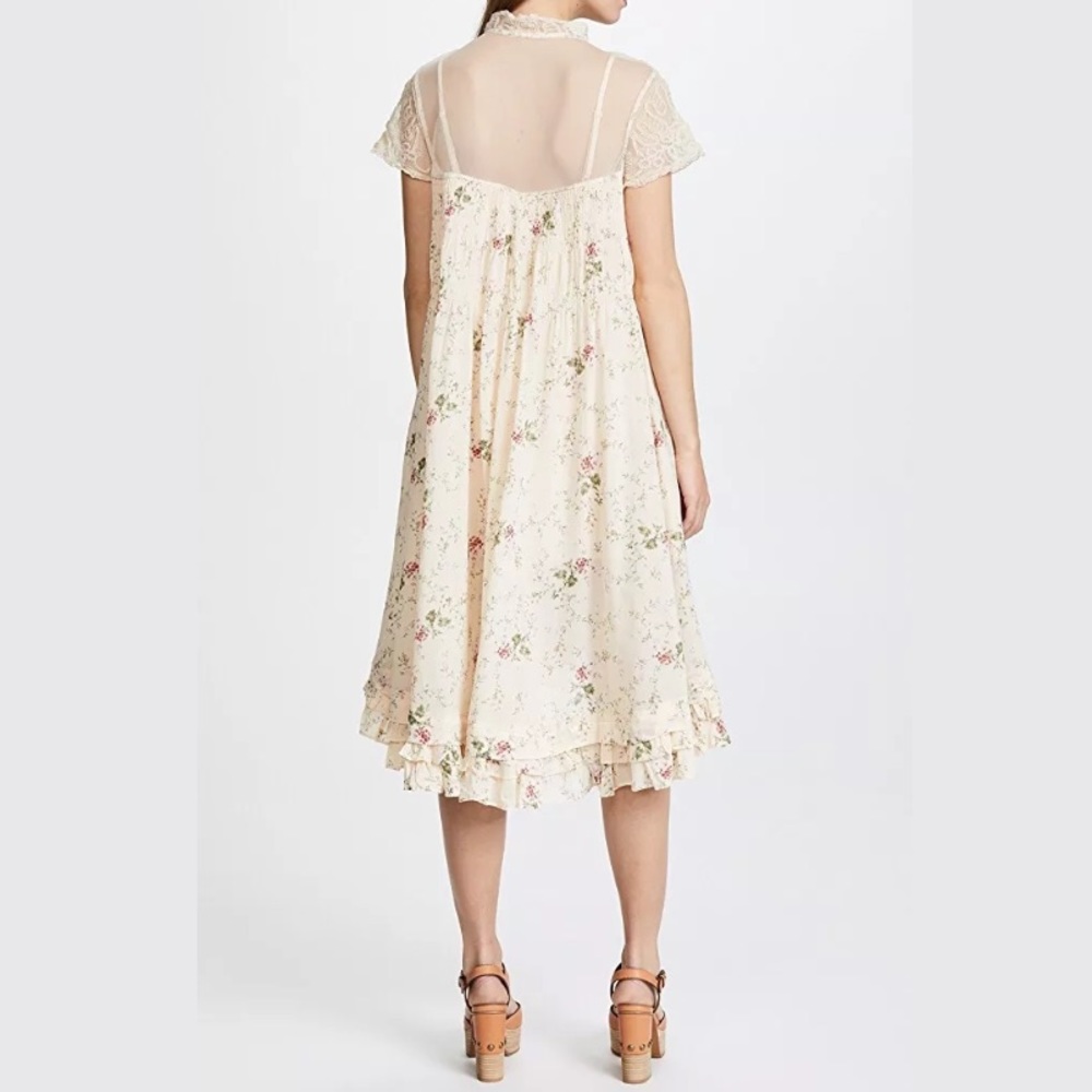 Free People tea combo decadent midi dress - Picture 5 of 8